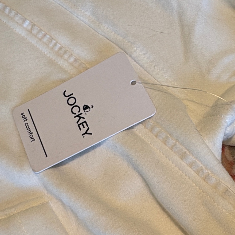 Jockey White Half-Zip Pullover Hoodie - Picture 2 of 6